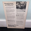 George McGovern Shriver 1972 Democrat Presidential Campaign flyer