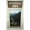 Wyoming Road Map Official 1983 Travel Vintage Gov. Ed Herschler