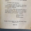 View-Master Stereo Camera Three Dimension Photography 1952 Manual