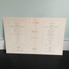 French Line 1959 Tourist Class Menus Lot of 4 S.S. Flandre Cruise Line Ship Travel